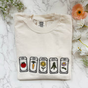 Garden Seed Packet Embroidered Tshirt