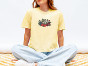 Summer Berry Women's Boxy Embroidered Tshirt