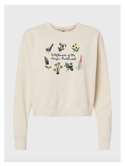 Wildflowers of the Pacific Northwest Embroidered Sweatshirt